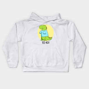 Tee Rex Cute Tyranosaurus Rex Dinosaur Pun Kids Hoodie